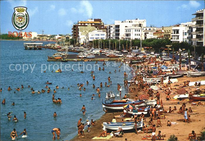 Rosas Costa Brava Cataluna Strand