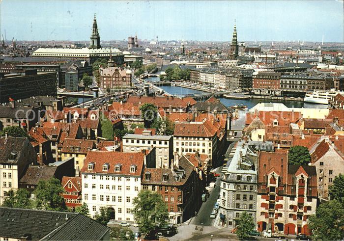 Kopenhagen Blick von der Erloeserkirche