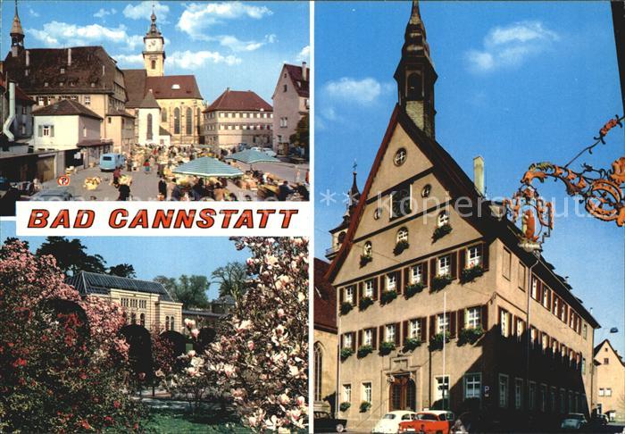 Bad Cannstatt Wilhelma Marktplatz Rathaus