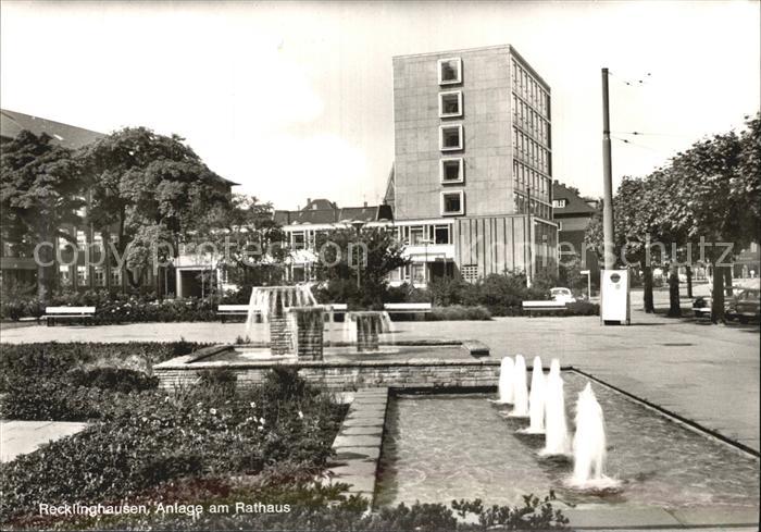 Recklinghausen Westfalen Anlage am Rathaus