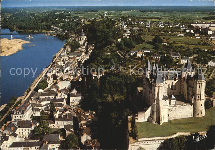 Saumur Chateau Luftaufnahme