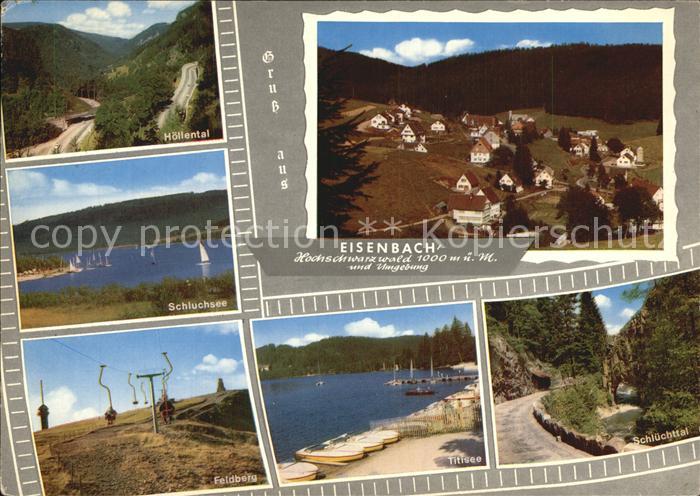 Eisenbach Schwarzwald Schluchsee Hoellental Titisee Feldberg