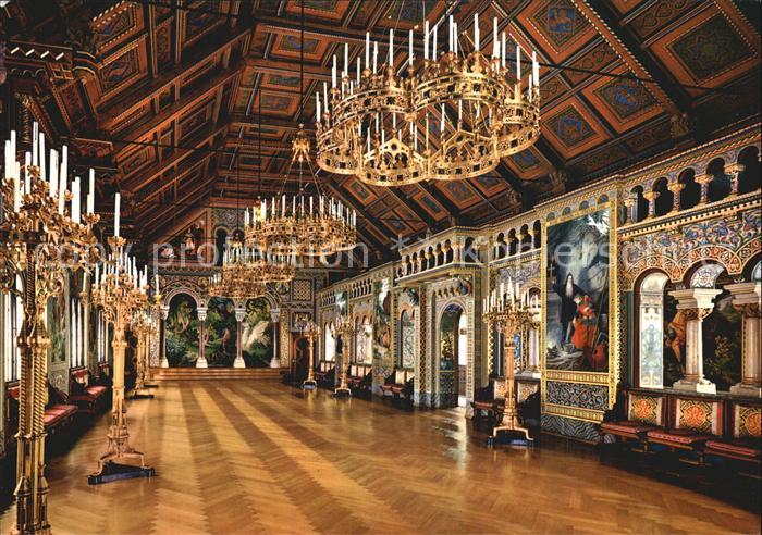 Schwangau Schloss Neuschwanstein Saengersaal