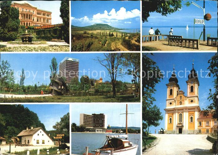 Balaton Plattensee Kirche Stadtansichten
