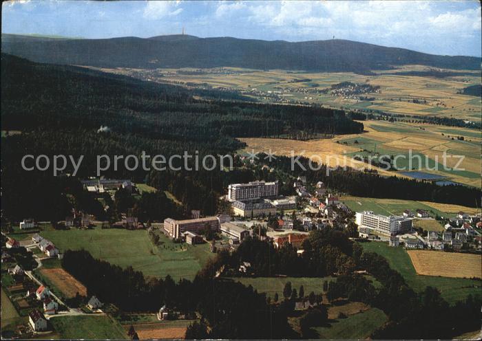 Alexandersbad Bad Blick zum OchsenkopfLuftbild