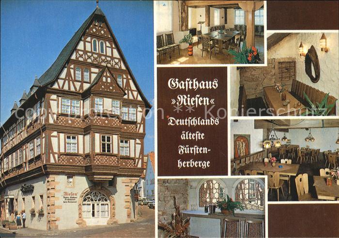 Miltenberg Main Gasthaus Riese Fuerstenherberge