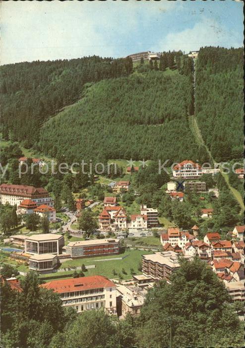 Wildbad Schwarzwald Blick zum Sommerberg