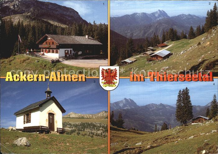 Thiersee Gasthaus Ackern Alm Steinerkaser Alm Grabenberg Kapelle Baerenbad