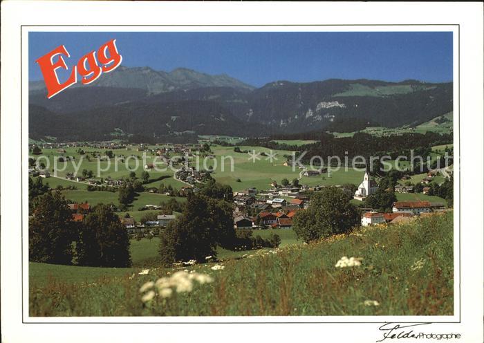 Egg Bregenzerwald Panorama Kirche