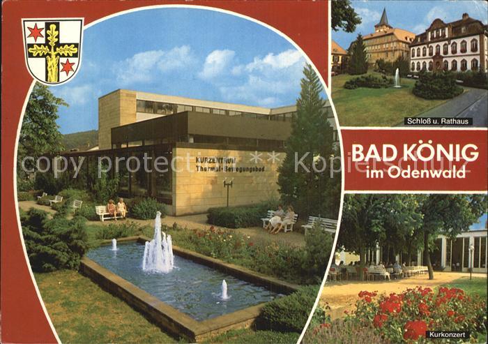 Bad Koenig Odenwald Kurzentrum Schloss Rathaus Kurkonzert