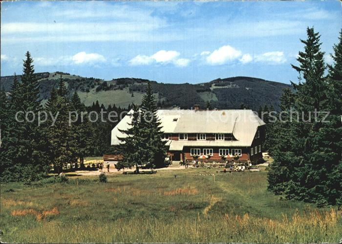 Todtnauberg Schwarzwald BW Berggasthaus Stuebenwasen