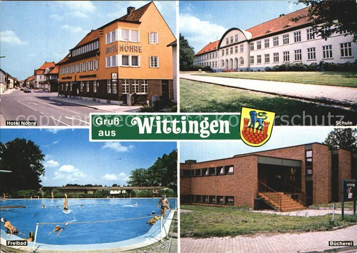 Wittingen Niedersachsen Hotel Noehre Schule Freibad Buecherei