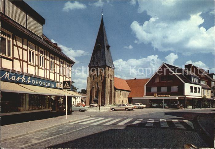 Wittingen Niedersachsen Blick zur Kirche