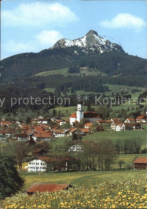 Wertach Gruenten Ortsansicht