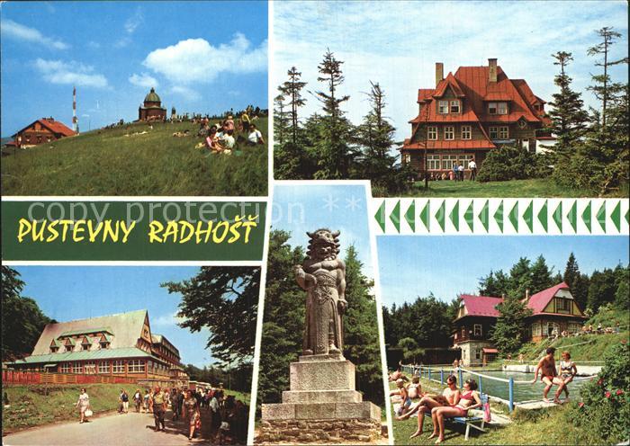 Pustevny Radhosti Schwimmbad Denkmal Stadtansichten