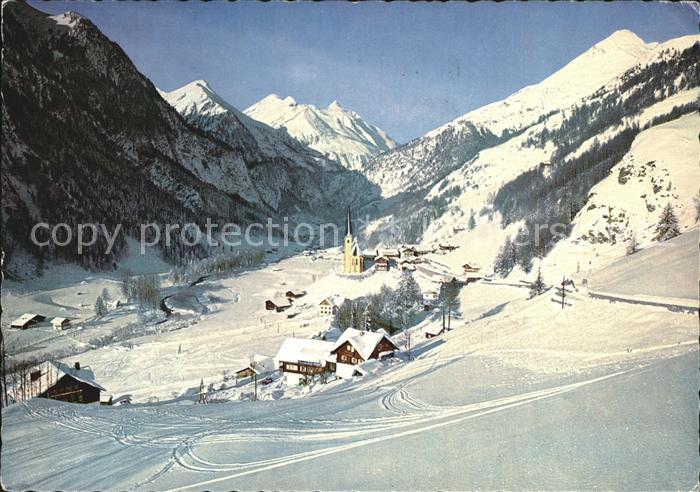 Heiligenblut Kaernten Glocknerstrasse Winter