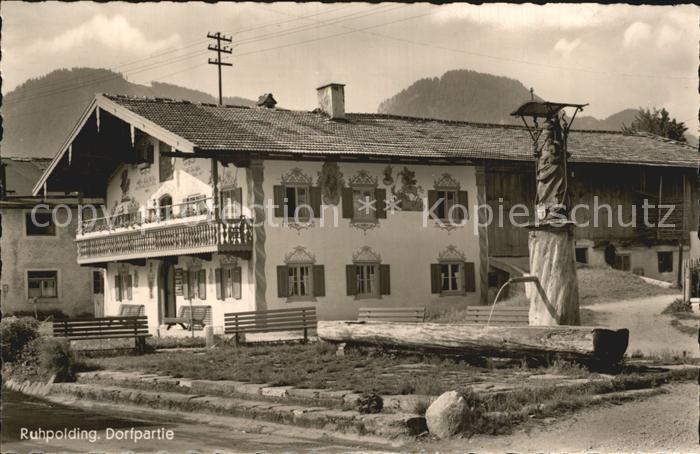 Ruhpolding Bayern Dorfpartie