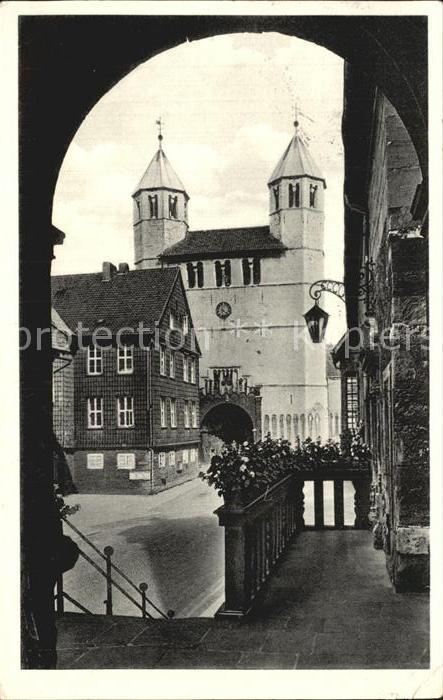 Bad Gandersheim Stiftskirche Bahnpost