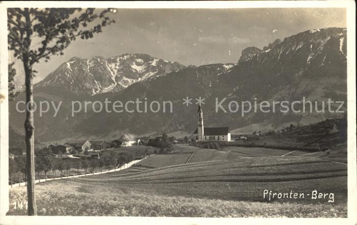 Pfronten Ostallgaeu Bayern Berg