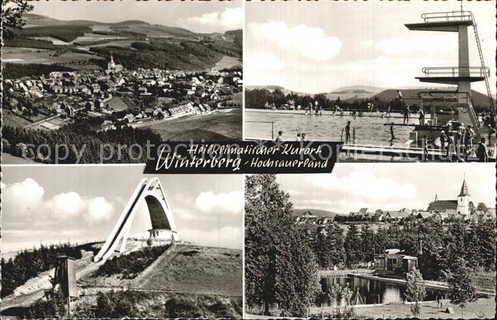 Winterberg Hochsauerland Schwimmbad Skisprungschanze
