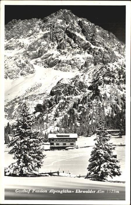 Ehrwald Tirol Gasthof Alpengluehn