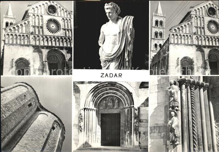 Zadar Zadra Zara Gebaeudee Skulptur