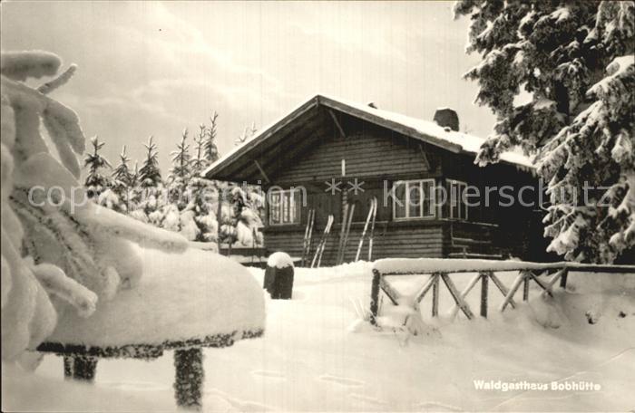 Ilmenau Thueringen Waldgasthaus Bobhuette