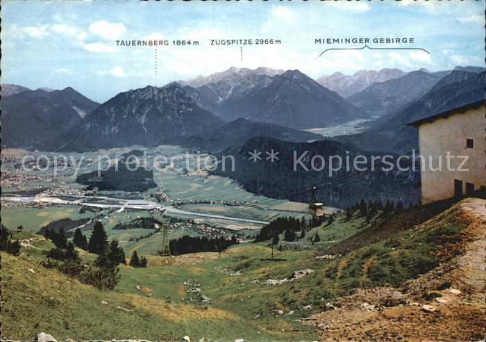 Reutte Tirol Reuttener Bergbahn Hahnenkamm Zugspitze