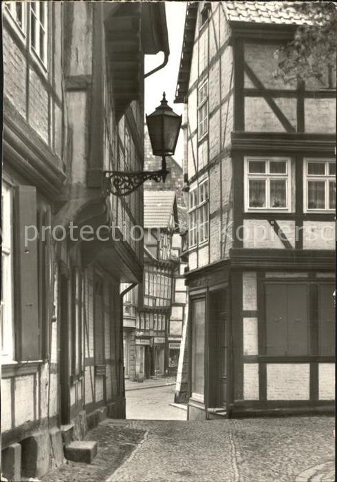 Quedlinburg Harz Marktkirchhof Breite Strasse