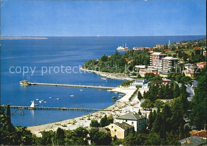 Portoroz Strand Seebruecke