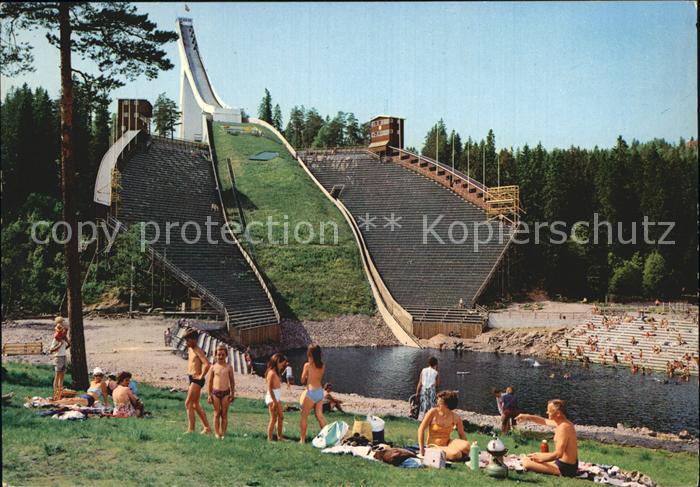 Oslo Norwegen Holmenkollen Ski Jump
