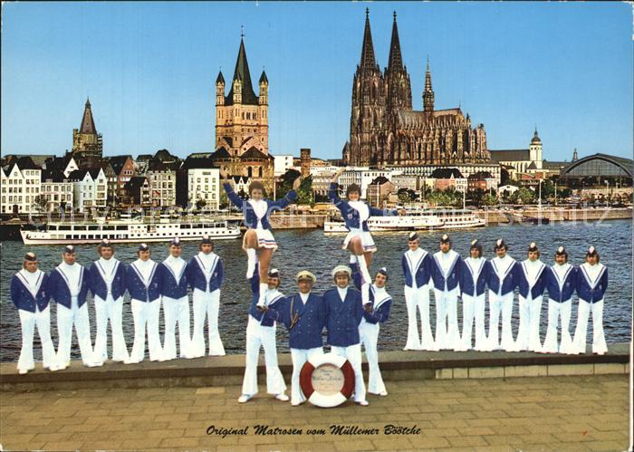 Koeln Rhein Karneval Original Matrosen Muellermer Boeoetche