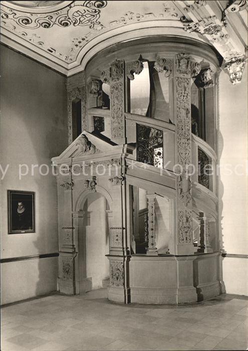 Heidelberg Neckar Schloss Friedrichsbau Wendeltreppe