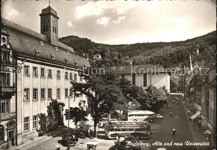 Heidelberg Neckar Alte neue Universtitaet