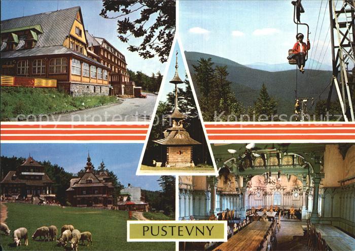 Pustevny Radhosti Hotel Tanecnica Sedackovy vytah Zvonicka