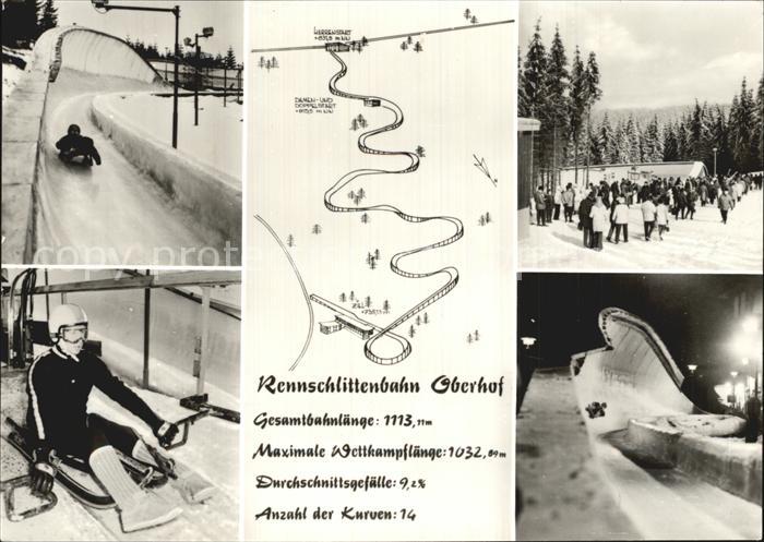 Oberhof Thueringen Rennschlittenbahn