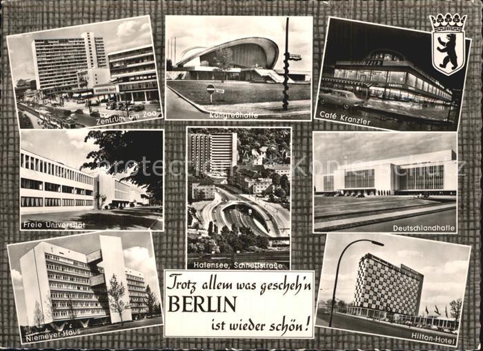 BERLIN  CITY Zentrum Zoo Halensee Hilton-Hotel