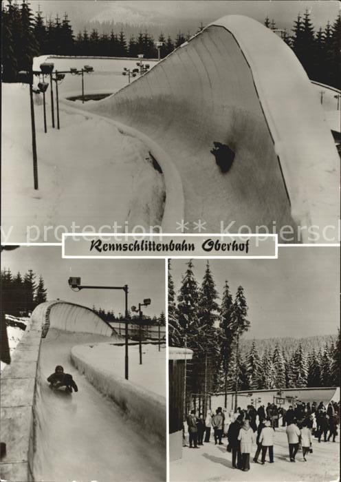 Oberhof Thueringen Rennschlittenbahn