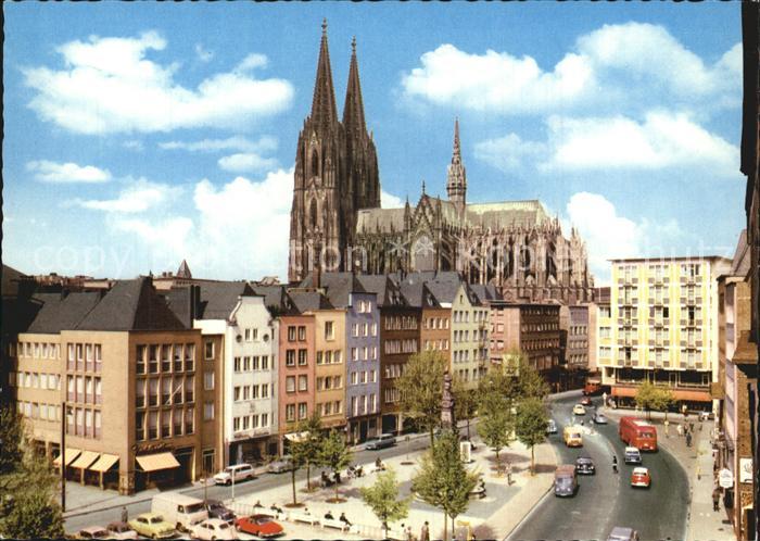 Koeln Rhein Alter Markt Dom
