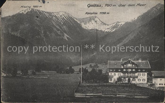 Geitau Miesing Aiplspitze