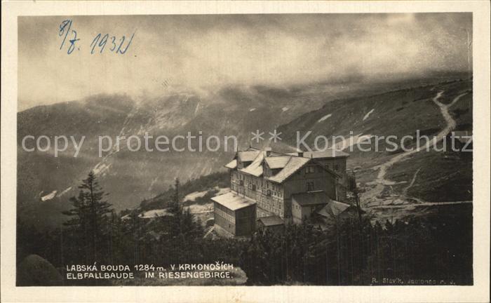 Elbfallbaude Riesengebirge Labska Bouda Krkonose