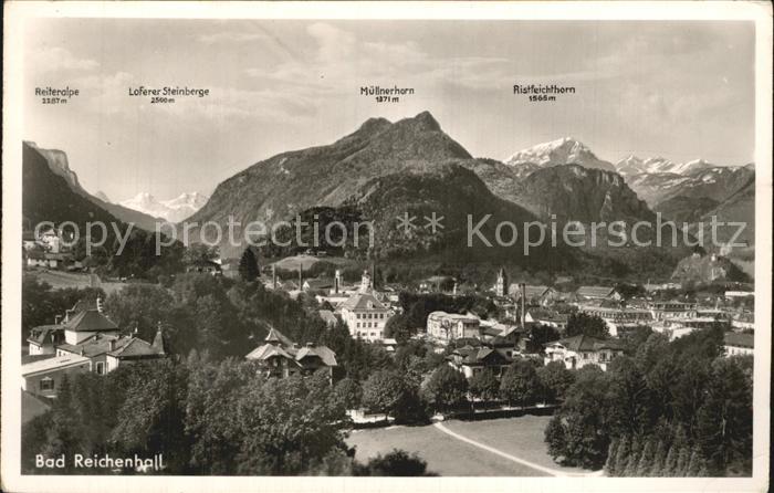 Bad Reichenhall Reiteralpe Loferer Steinberge Muellnerhorn