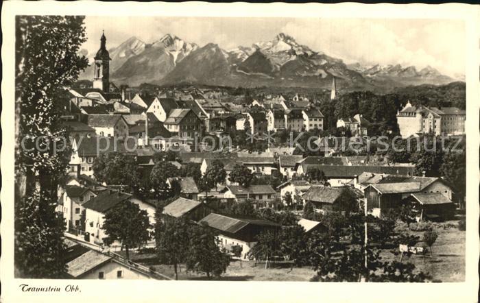 Traunstein Oberbayern Ortsansicht