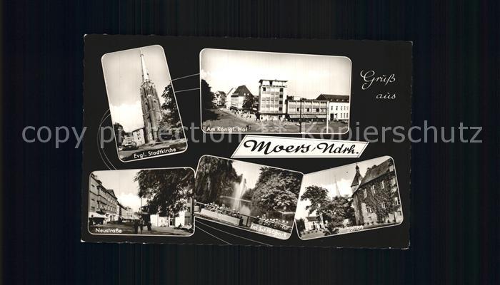 Moers Neustrasse Stadtkirche Koeniglicher Hof