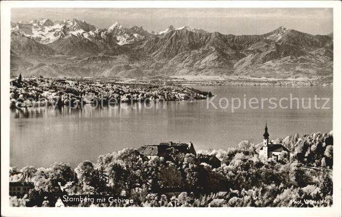 Starnberg Starnbergersee Bayern Gebirge