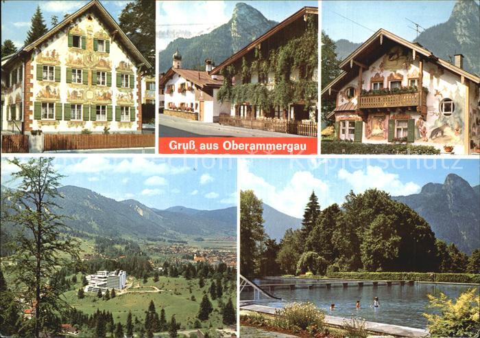 OBERAMMERGAU Bayern Tegernsee Teilansichten