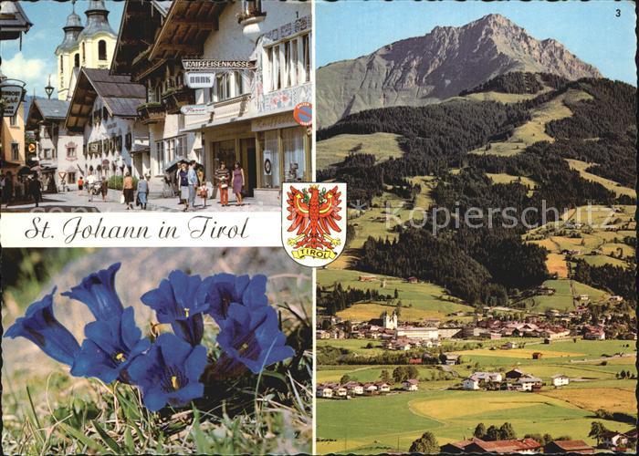 St Johann Tirol Speckbacherstrasse Bank Gasthaus Kitzbueheler Horn