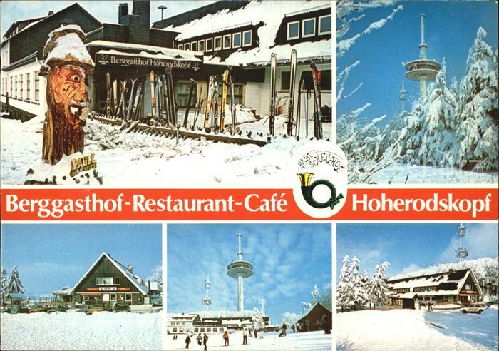 Hoherodskopf Berggasthof Restaurant Cafe