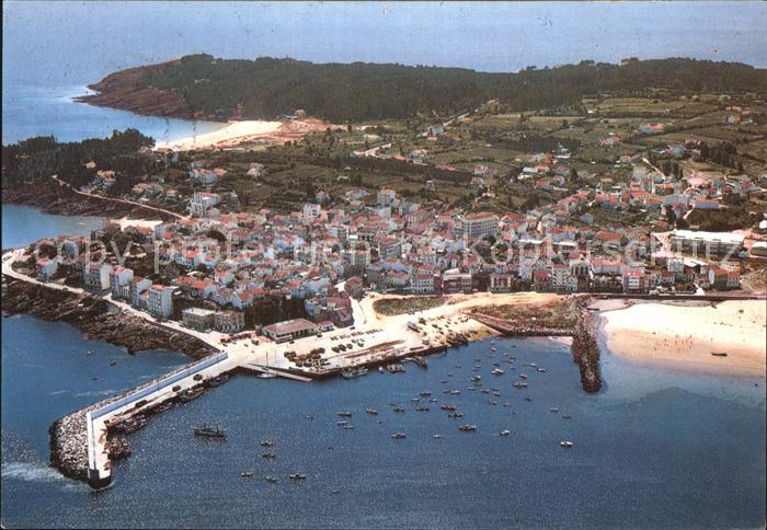 Pontevedra Fliegeraufnahme mit Hafen