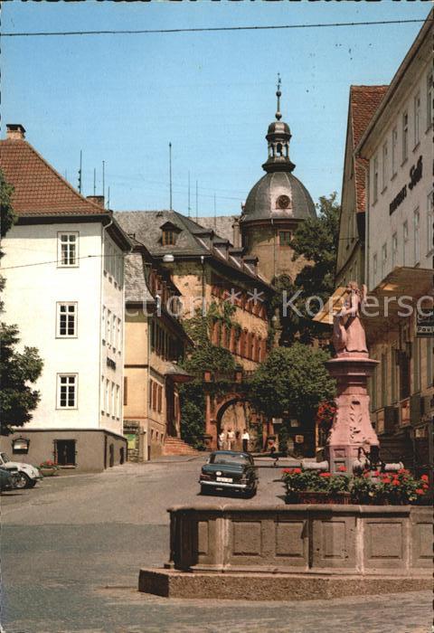 Laubach Hessen Engelsbrunnen im Schloss
